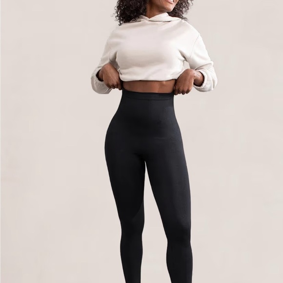 Shapermint Pants - NWT Shapemint Essentials, High-Waisted Shaping Leggings, Black, Large & Small